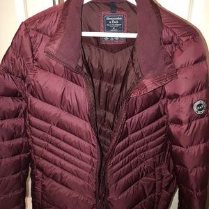 abercrombie packable down puffer